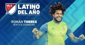 Román Torres el mejor futbolista latino del año en la MLS